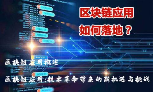 区块链应用概述

区块链应用：技术革命带来的新机遇与挑战